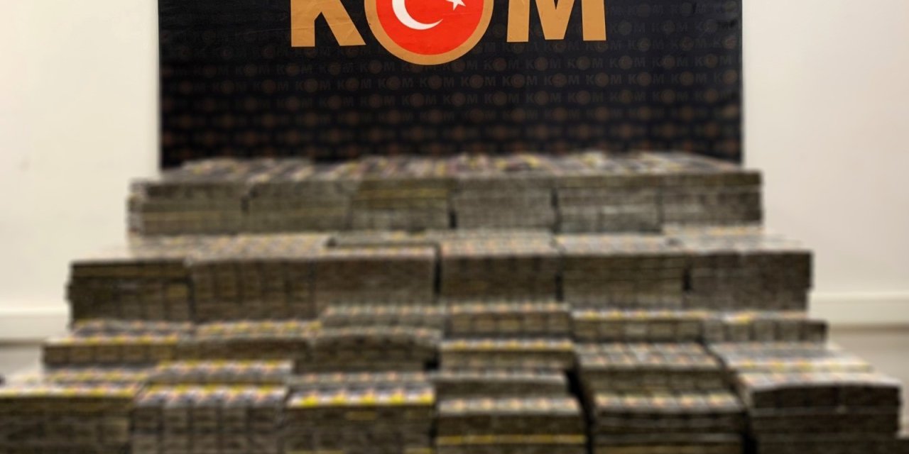 Mardin’de 11 bin paket kaçak sigara ele geçirildi