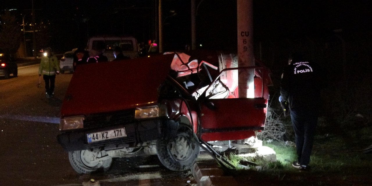 Malatya’da üç araç çarpıştı: 2 yaralı