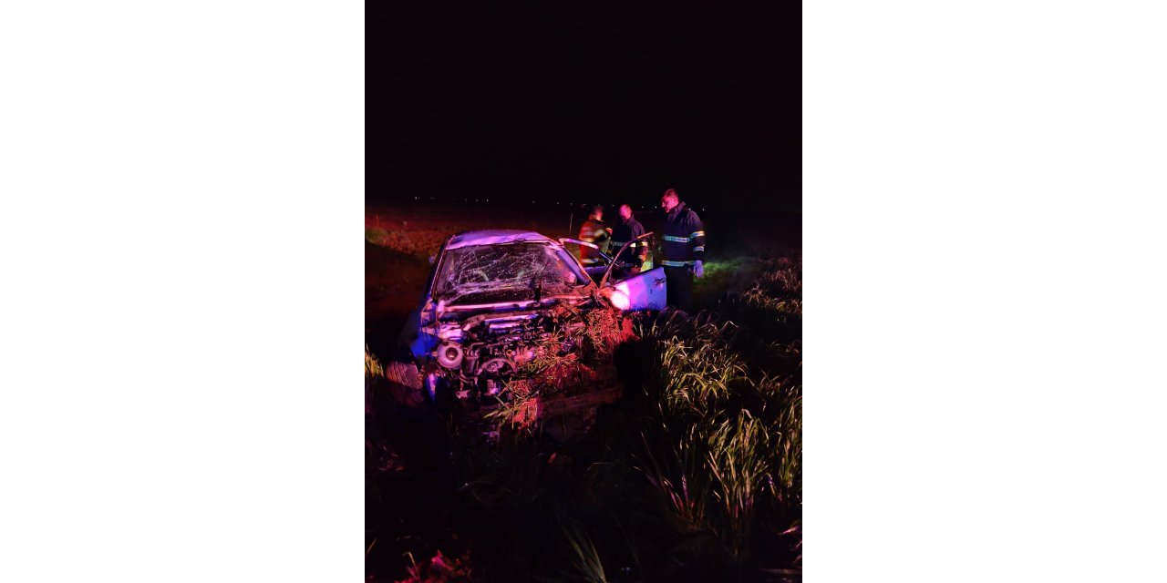 Otomobil şarampole yuvarlandı: 1 ölü, 3 yaralı