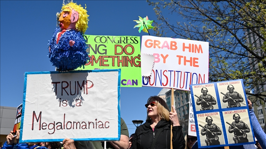 ABD'de, Trump yönetimine karşı  protesto