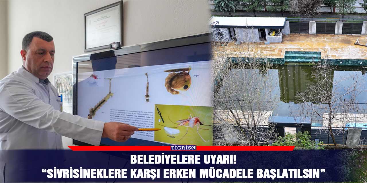 Belediyelere Uyarı! “Sivrisineklere karşı erken mücadele başlatılsın”