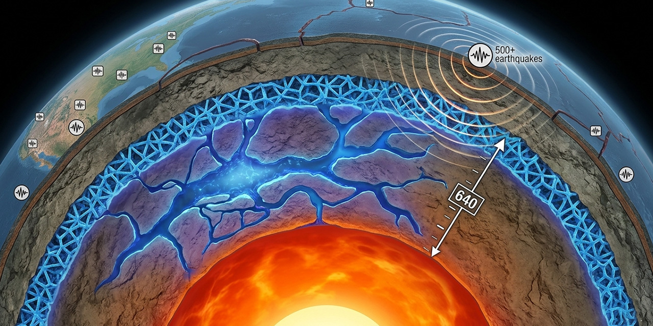 Yerin 640 kilometre altında devasa "Okyanus" keşfedildi