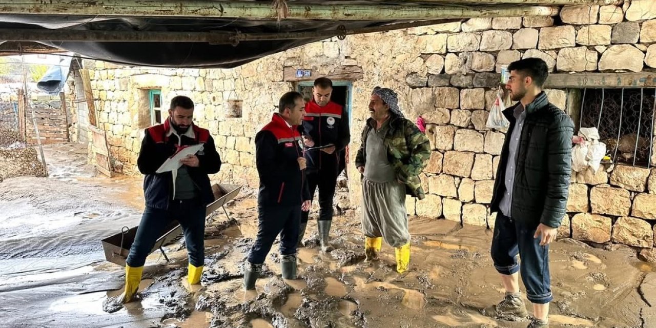 Şırnak’ta sağanak sonrası sel meydana geldi