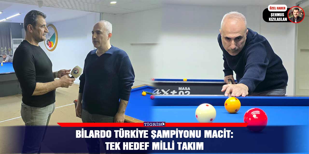 Bilardo Türkiye şampiyonu Macit: Tek hedef milli takım