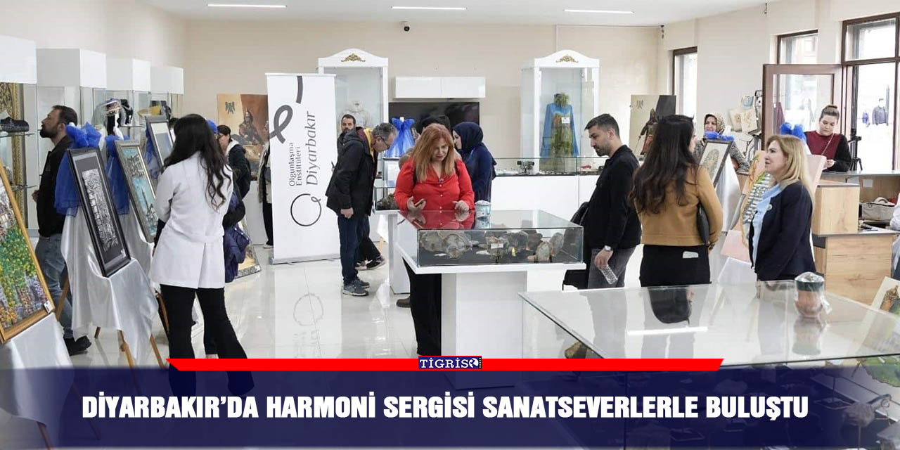 Diyarbakır’da harmoni sergisi sanatseverlerle buluştu