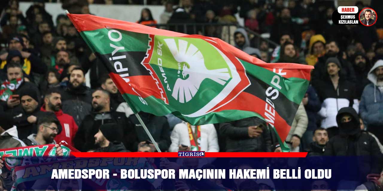 Amedspor - Boluspor maçının hakemi belli oldu
