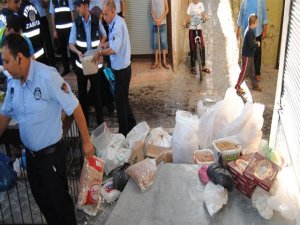 Zabıta küflenmiş kuruyemişe el koydu