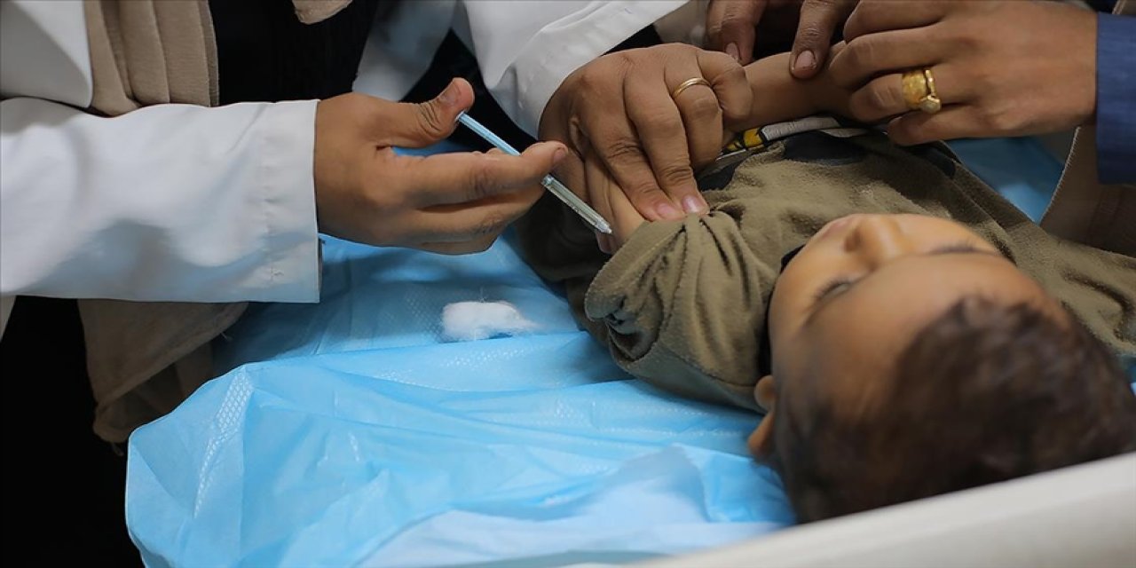 Gazze’de aşı kampanyası yarın başlıyor