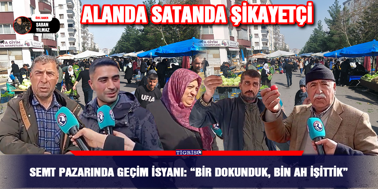 Semt Pazarında geçim isyanı: “Bir dokunduk, bin ah işittik”