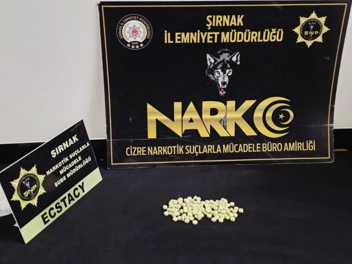 Şırnak'ta uyuşturucu hap ele geçirildi: 2 gözaltı