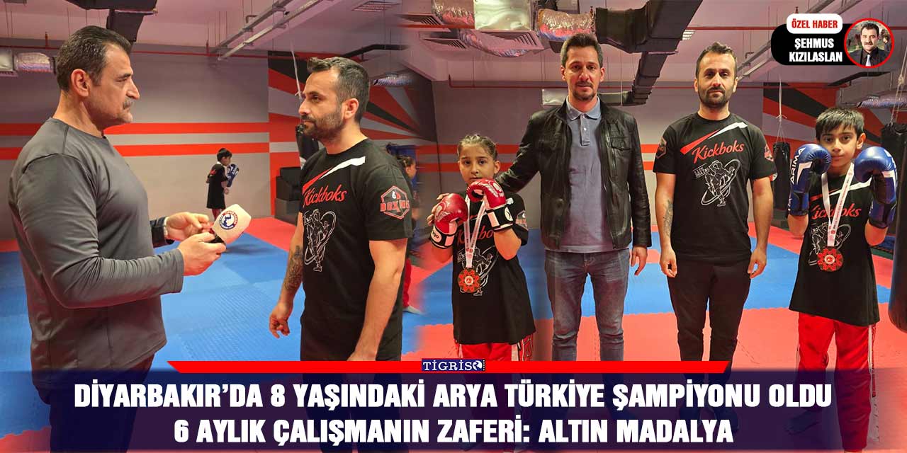 Diyarbakır’da 8 Yaşındaki Arya Türkiye Şampiyonu Oldu
