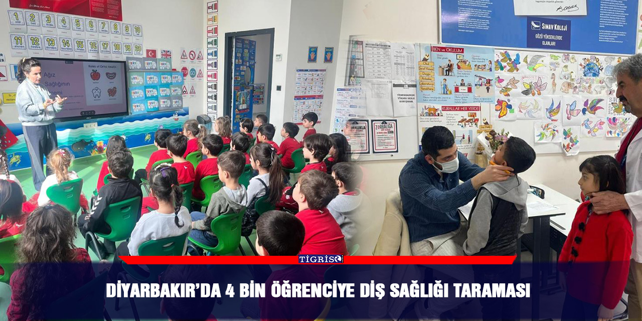 Diyarbakır’da 4 bin öğrenciye diş sağlığı taraması