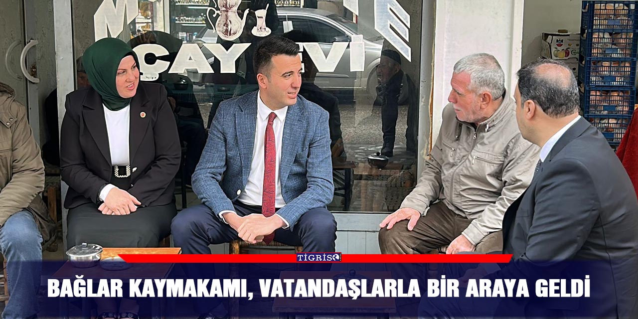 Bağlar Kaymakamı, vatandaşlarla bir araya geldi