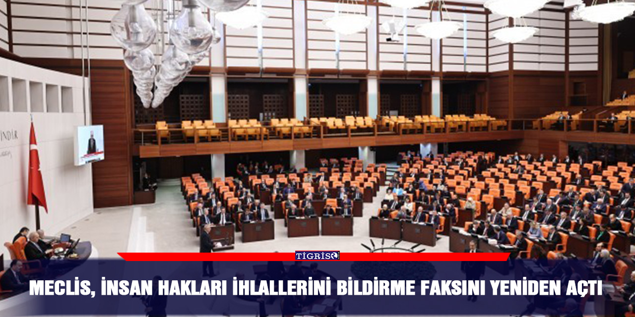 Meclis, İnsan Hakları ihlallerini bildirme faksını yeniden açtı