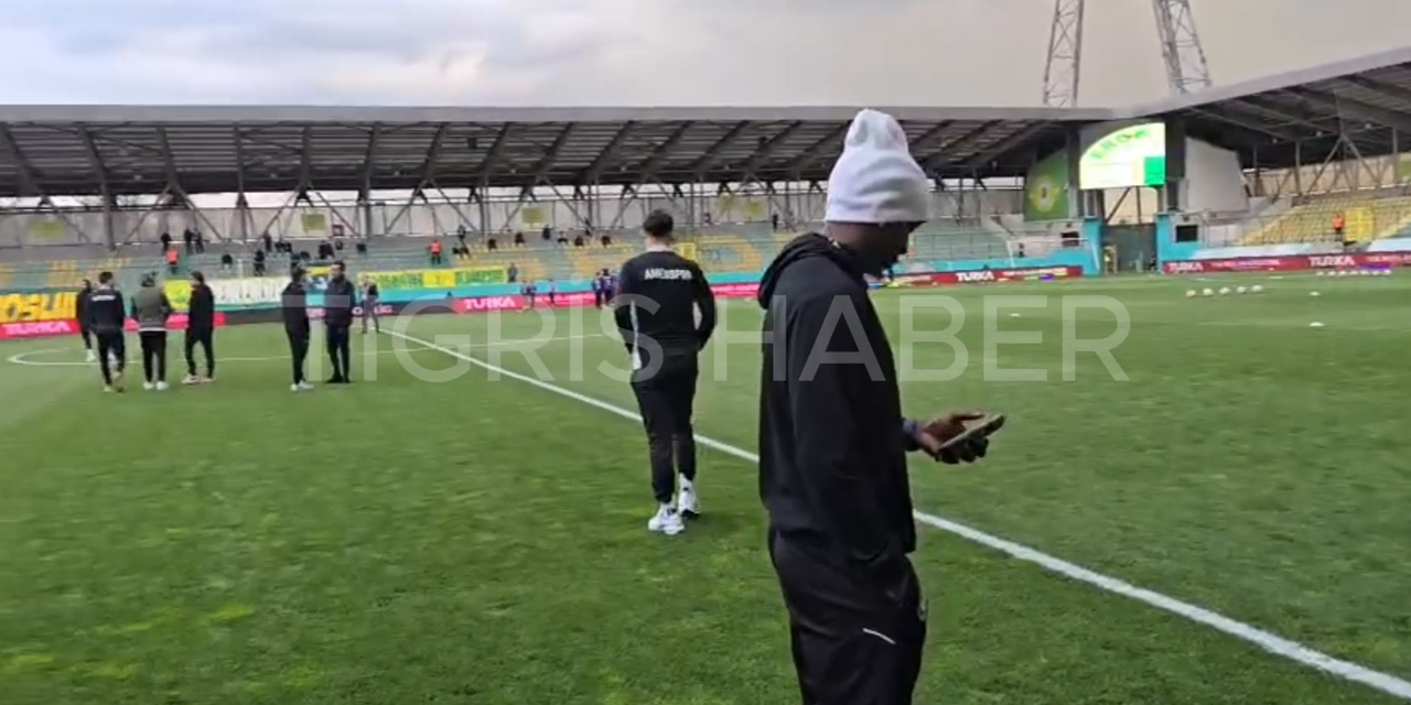 Amedspor’da maç öncesi zemin hassasiyeti dikkat çekti