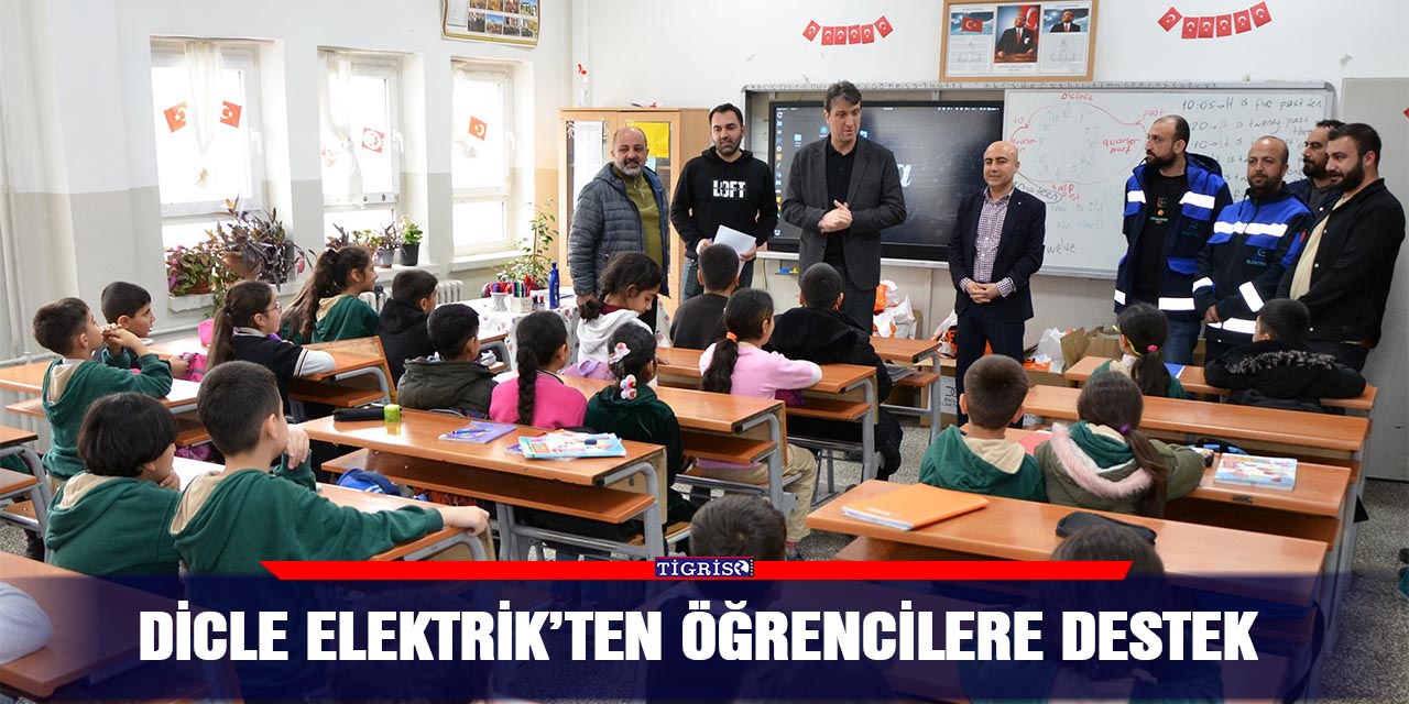 Dicle Elektrik’ten öğrencilere destek