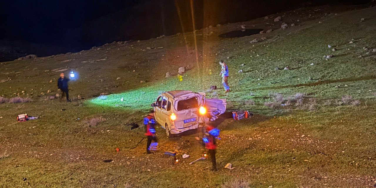 Cizre’de otomobil şarampole yuvarlandı: 1 ölü, 1 ağır yaralı