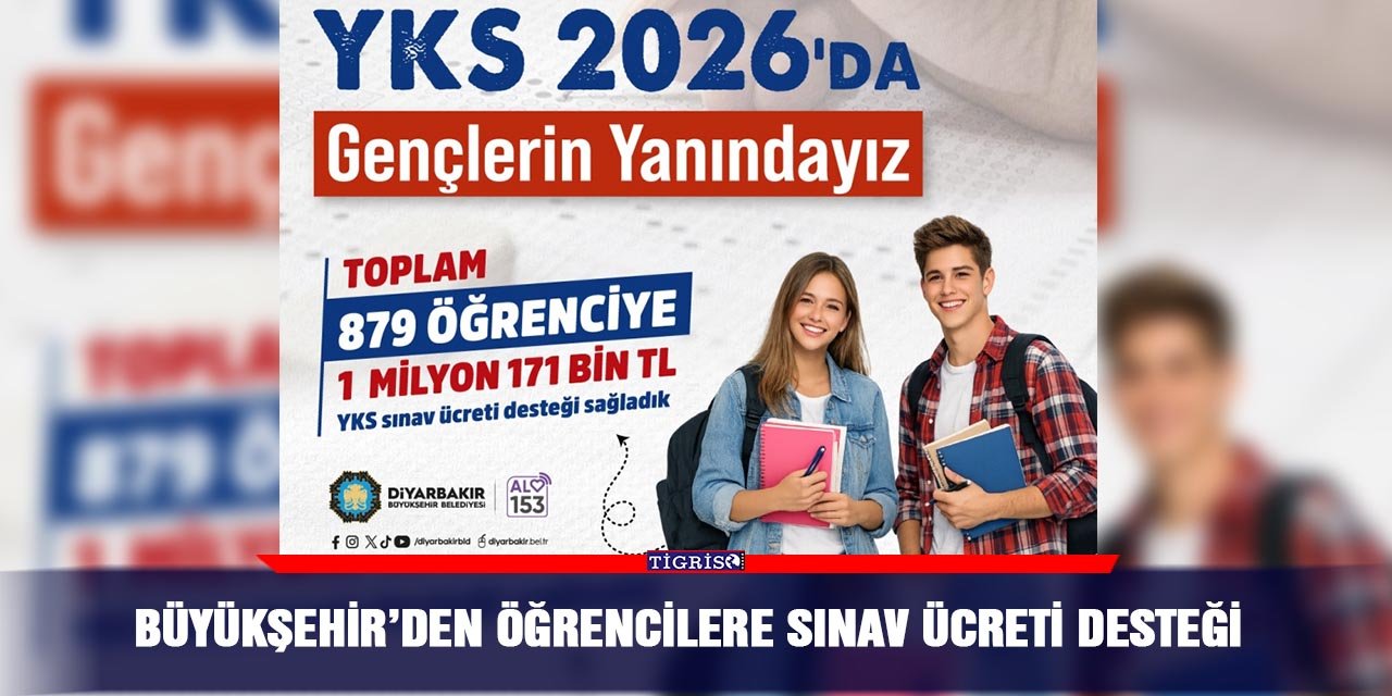 Büyükşehir’den öğrencilere sınav ücreti desteği