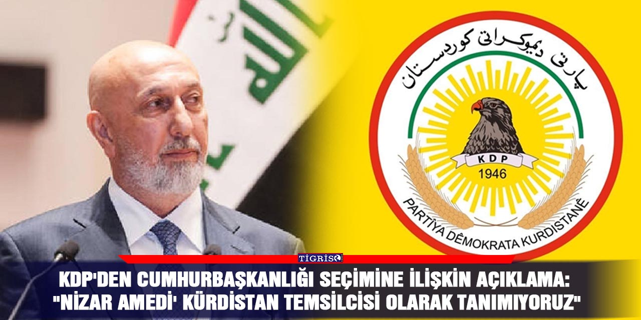 KDP'den Cumhurbaşkanlığı seçimine ilişkin açıklama