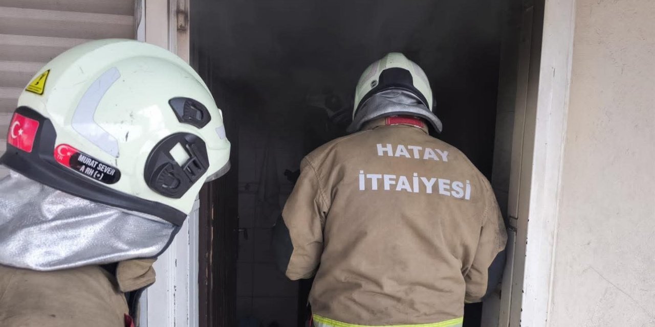Hatay’da evde çıkan yangın paniğe neden oldu