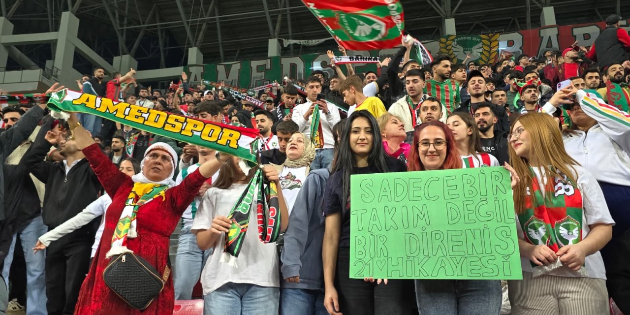 Amedspor maçının objektife yansıyan hikayesi