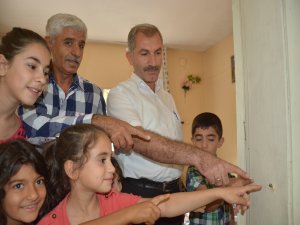 Nusaybin'de bir eve mermi isabet etti