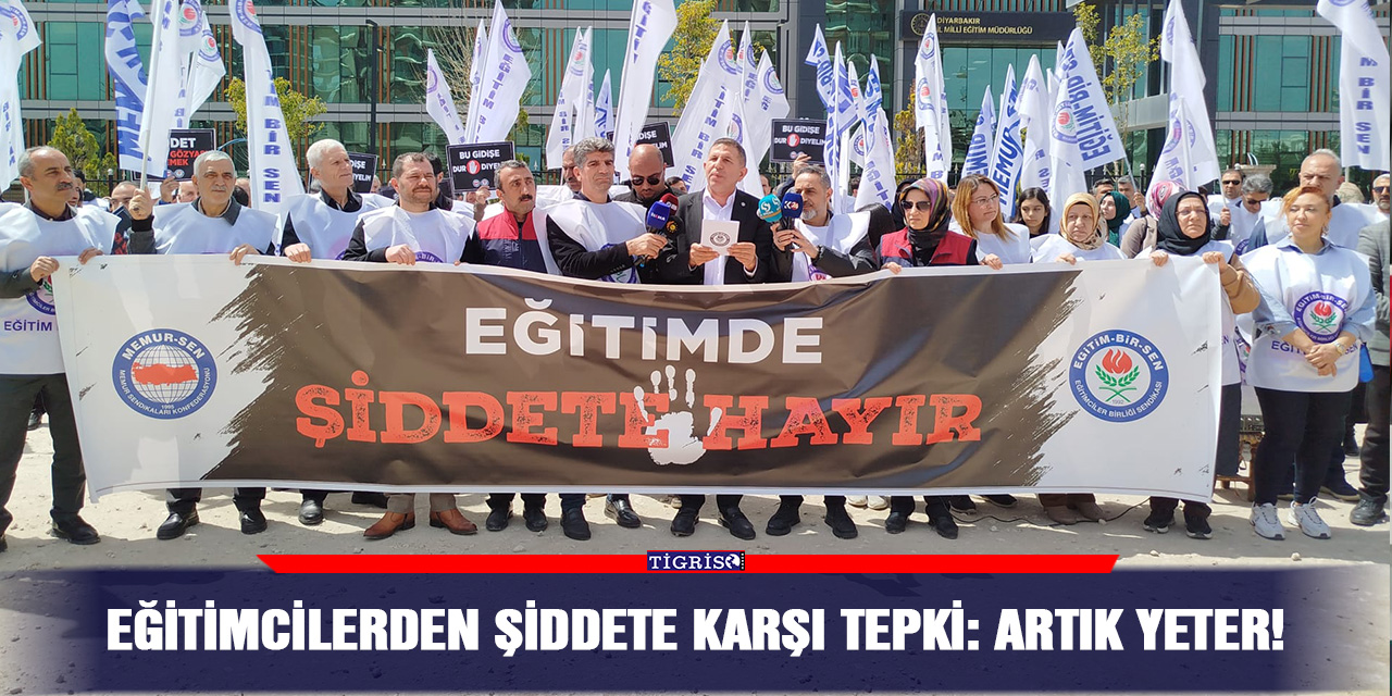 Eğitimcilerden şiddete karşı tepki: Artık yeter!