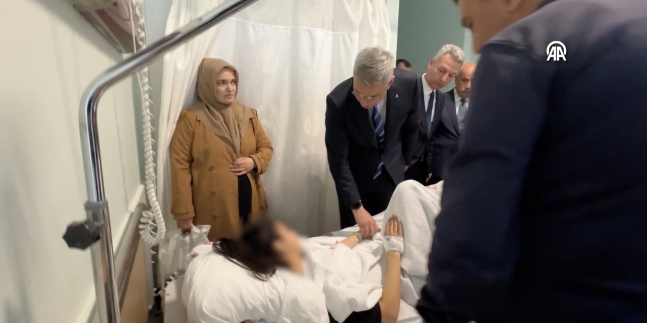 Bakanlardan Kahramanmaraş'taki saldırıda yaralananlara ziyaret
