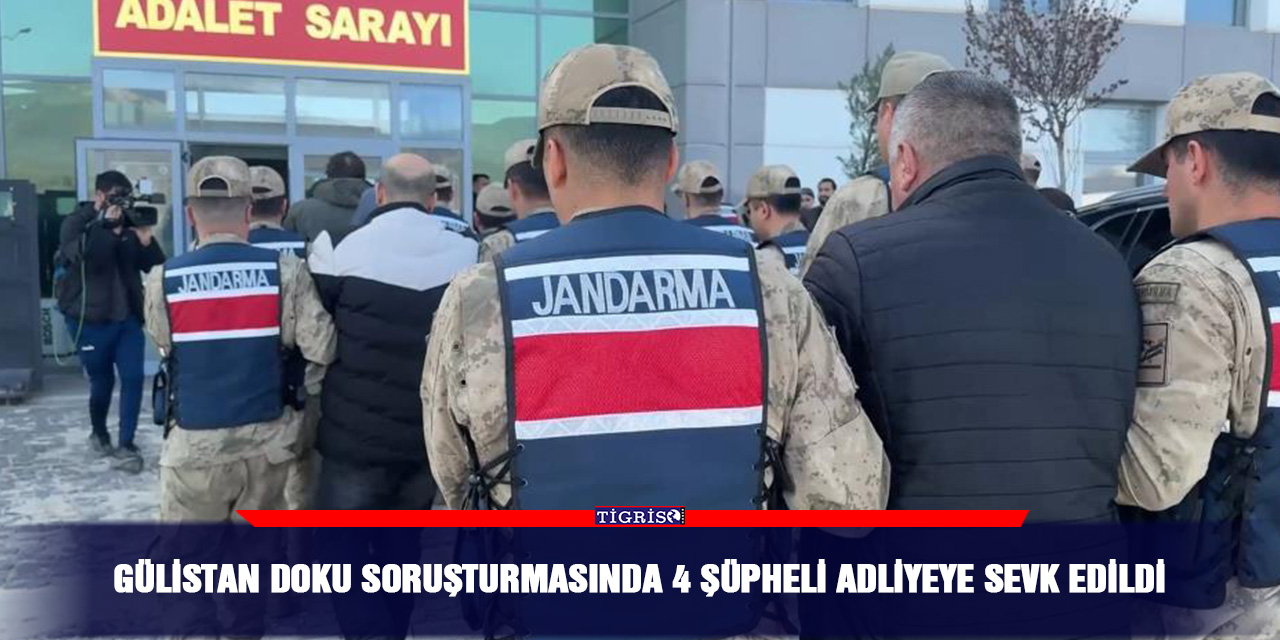 Gülistan Doku soruşturmasında 4 şüpheli adliyeye sevk edildi