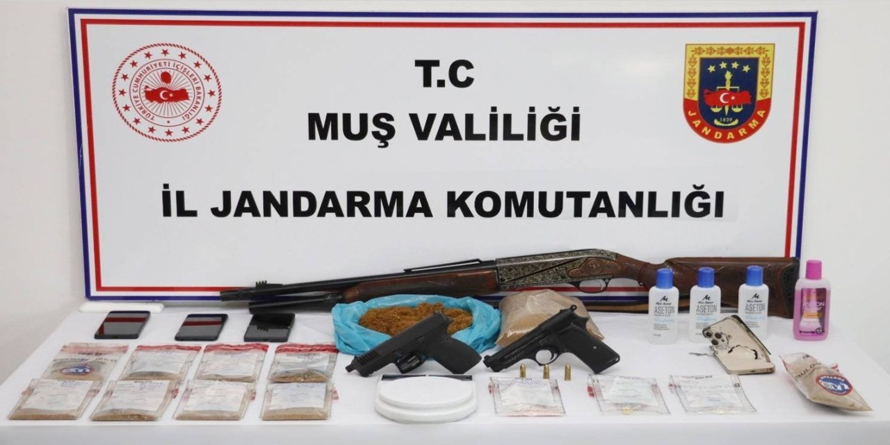 Muş’ta uyuşturucu operasyonu