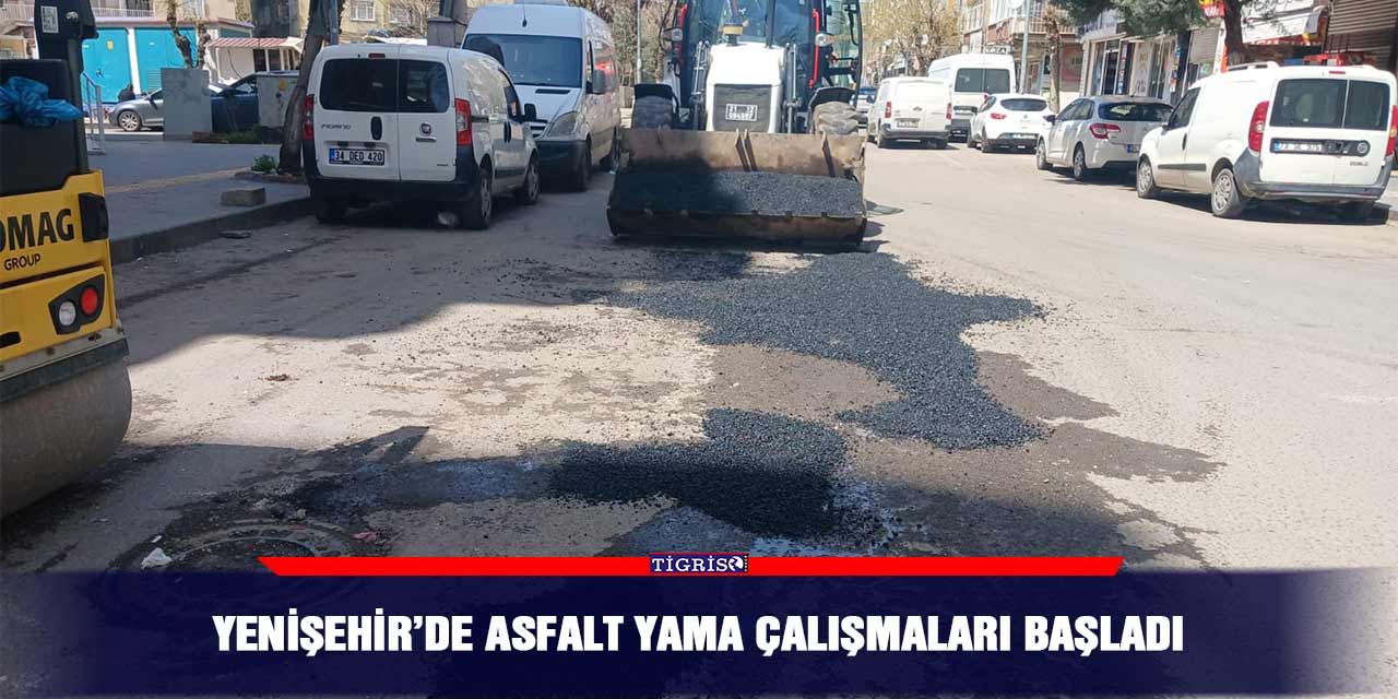 Yenişehir’de asfalt yama çalışmaları başladı