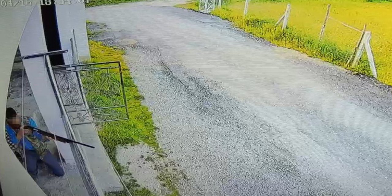 Komşusuna av tüfeğiyle ateş açtı