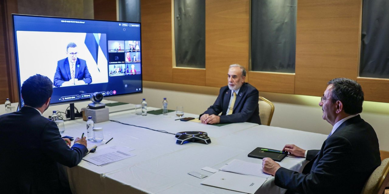 Cevdet Yılmaz, Hürmüz Boğazı'na ilişkin toplantıya katıldı