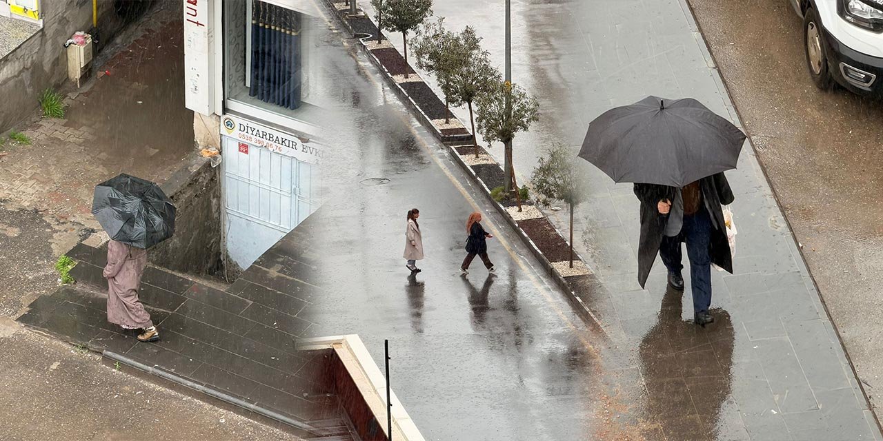 Diyarbakır’da sağanak etkili oldu