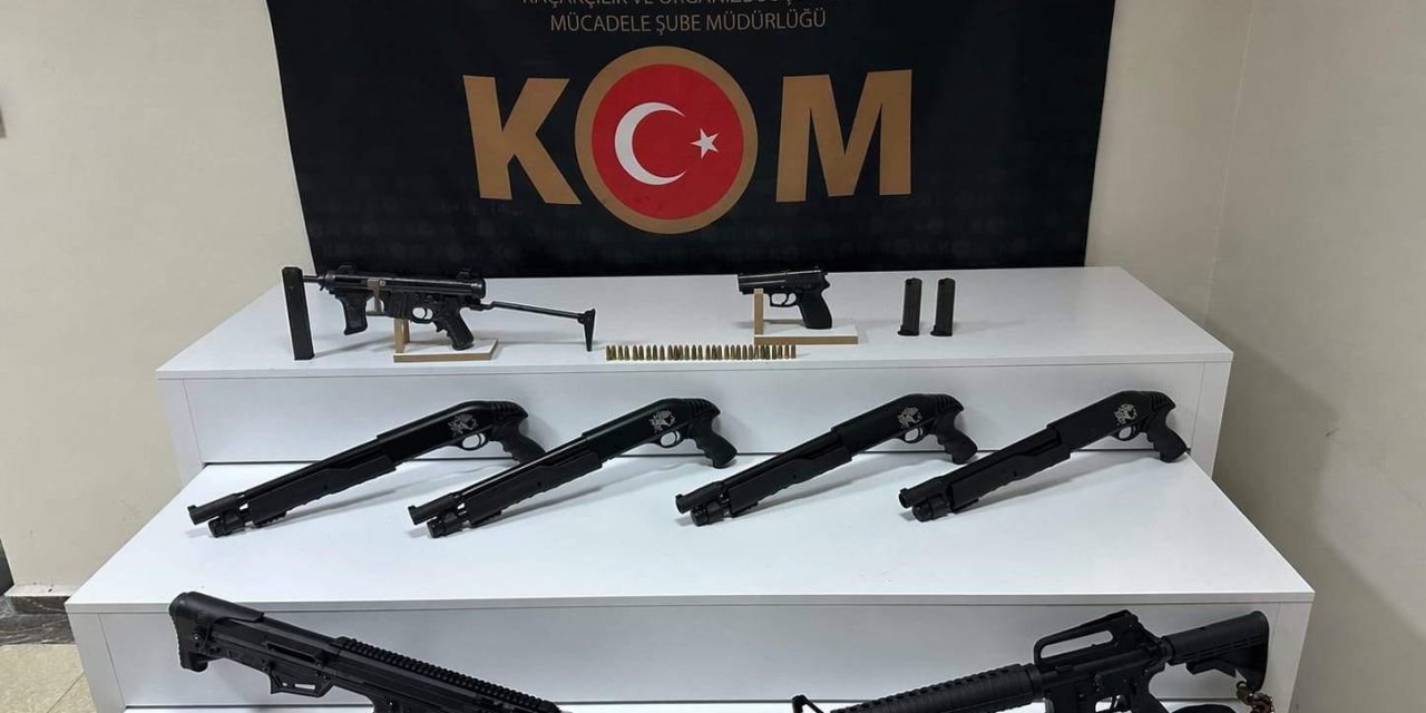 Elazığ’da 8 adet ruhsatsız silah ele geçirildi