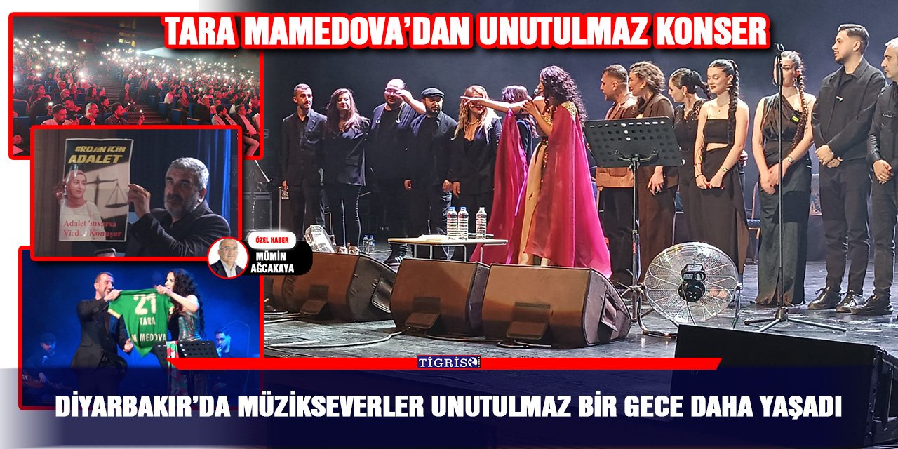 Diyarbakır’da müzikseverler unutulmaz bir gece daha yaşadı