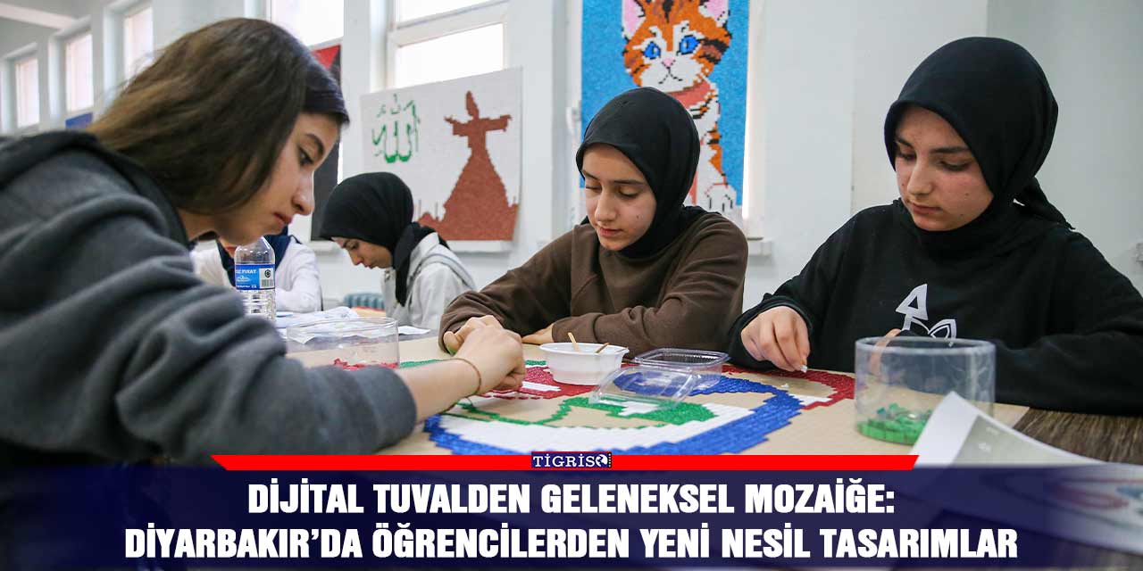 Dijital tuvalden geleneksel mozaiğe: Diyarbakır’da öğrencilerden yeni nesil tasarımlar