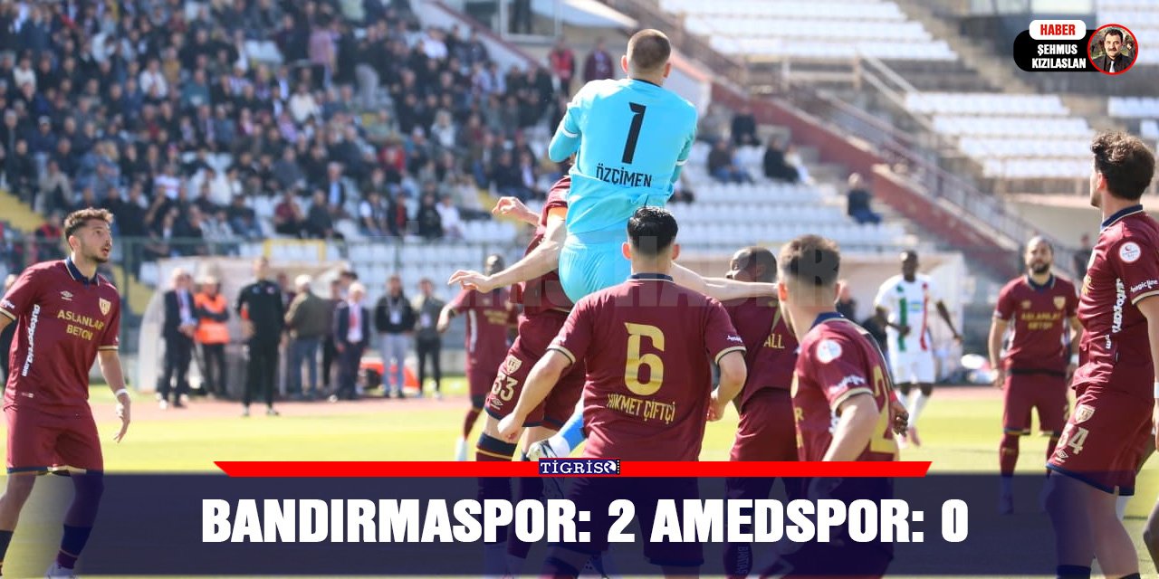 Bandırmaspor: 2 Amedspor: 0