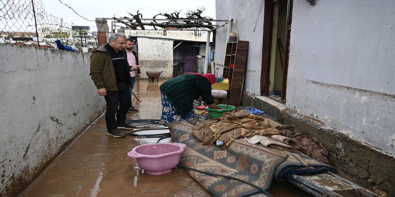 Siirt’te sağanak yağış zarar verdi