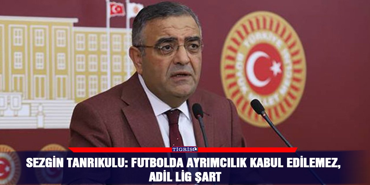 Sezgin Tanrıkulu: Futbolda ayrımcılık kabul edilemez, adil lig şart