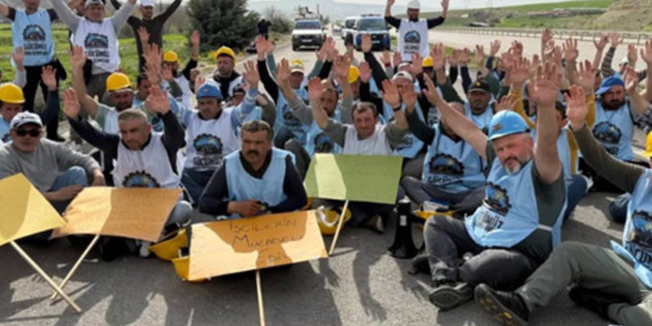 Ankara’ya yürüyen 110 madenci gözaltına alındı