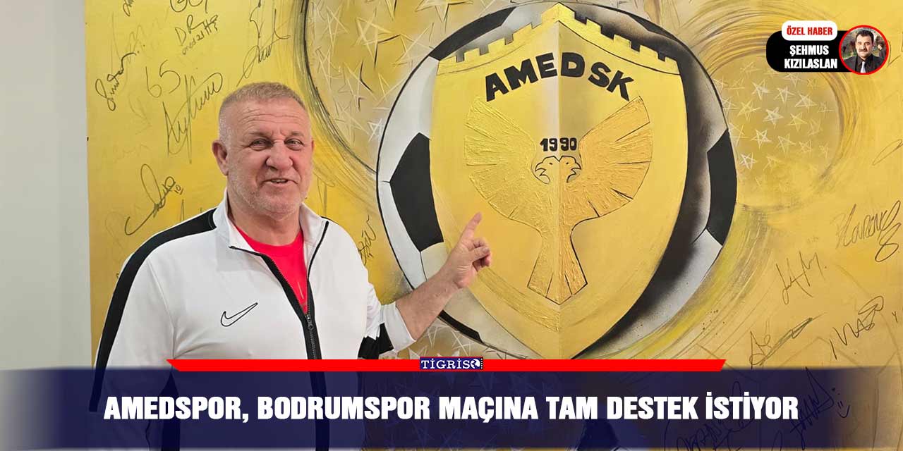 Amedspor, Bodrumspor maçına tam destek istiyor