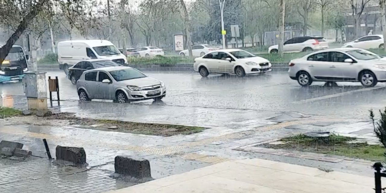 Diyarbakır’da şiddetli yağış