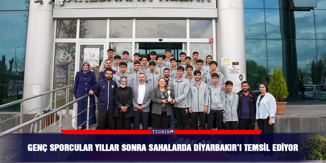 Genç sporcular yıllar sonra sahalarda Diyarbakır’ı temsil ediyor