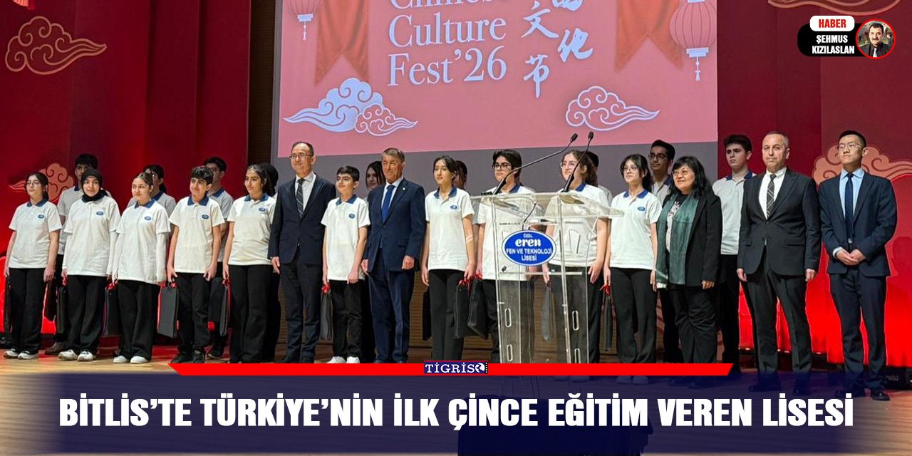 Bitlis’te Türkiye’nin İlk Çince eğitim veren lisesi