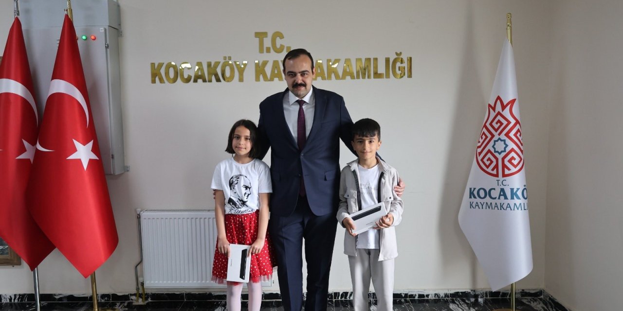 Kocaköy'de çocuklara ‘temsili kaymakamlık sertifikası’ verildi