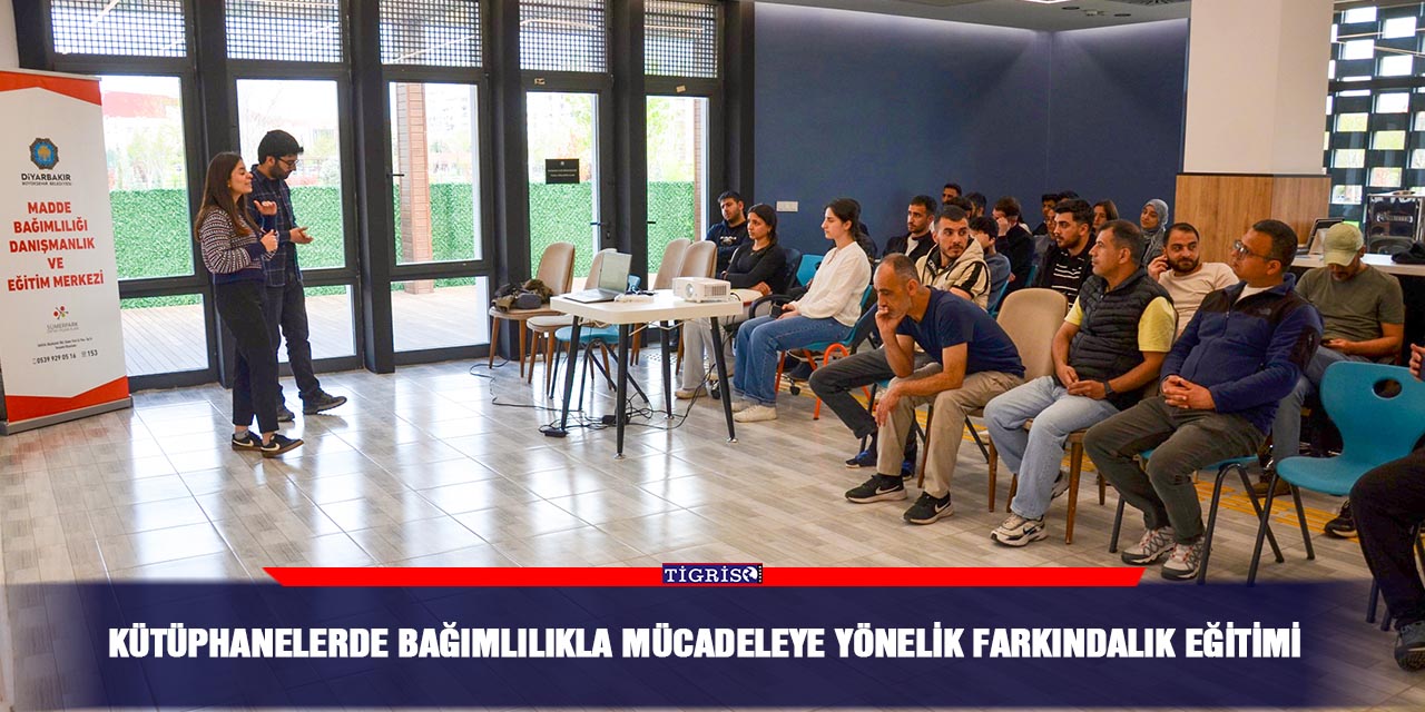 Kütüphanelerde bağımlılıkla mücadeleye yönelik farkındalık eğitimi