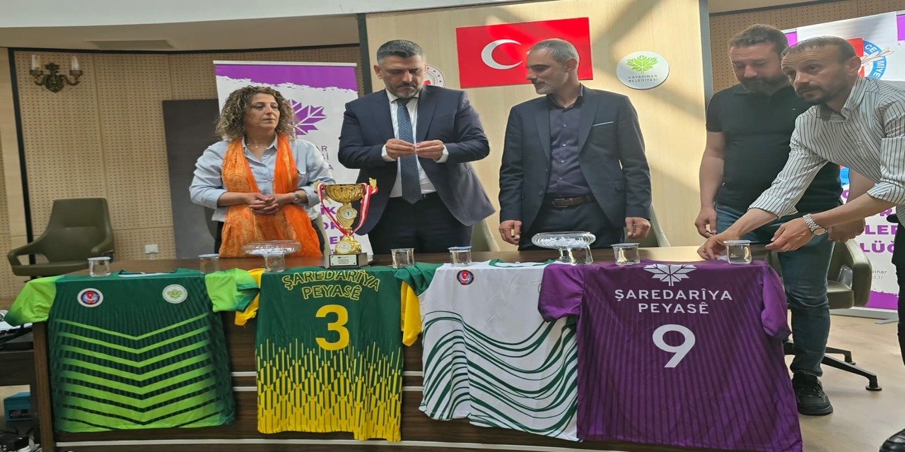 Kayapınar Belediyesi ile GGC arasındaki futbol turnuvasının kura çekimi gerçekleştirildi