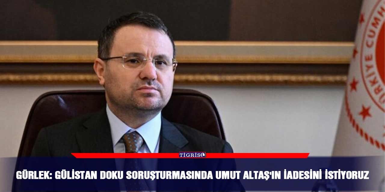 Gürlek: Gülistan Doku soruşturmasında Umut Altaş'ın iadesini istiyoruz
