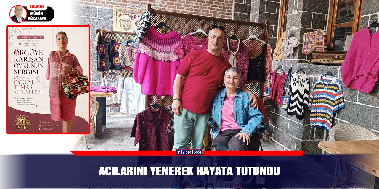 Acılarını yenerek hayata tutundu